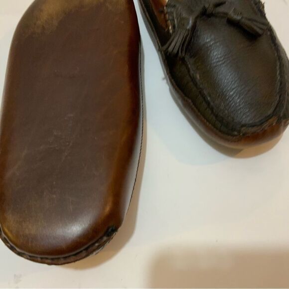 Allen Edmonds Leather Tassel Wolcott House Slippers size 11 - Picture 10 of 13